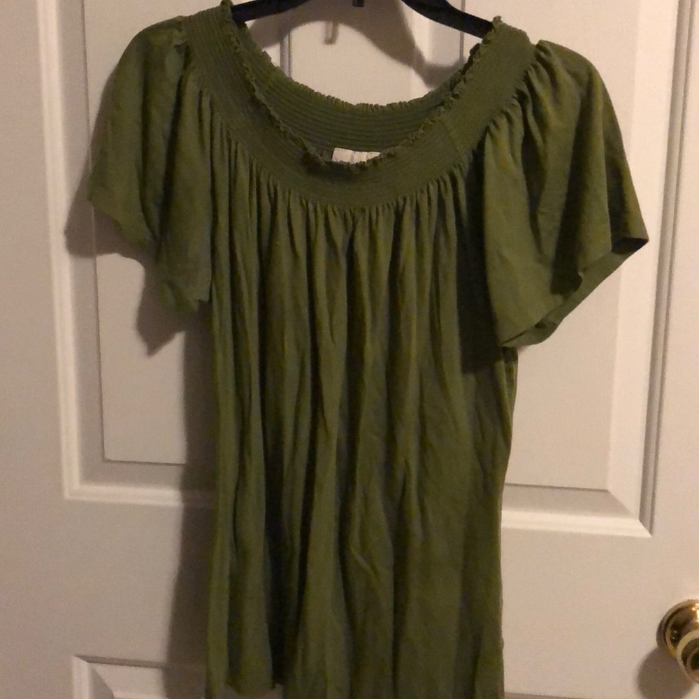 Olive Green Top
